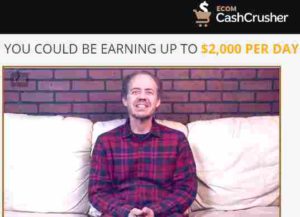 Ecom cash crusher fake testimonial