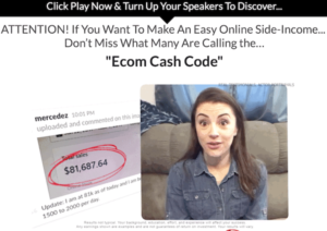 Ecom cash code fake testimonial