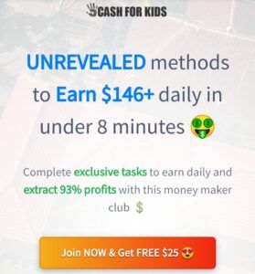 Cash for kids club