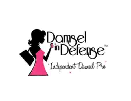 Damsel in defense logo