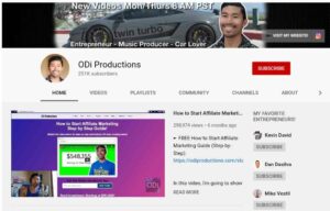 Odi productions YouTube channel