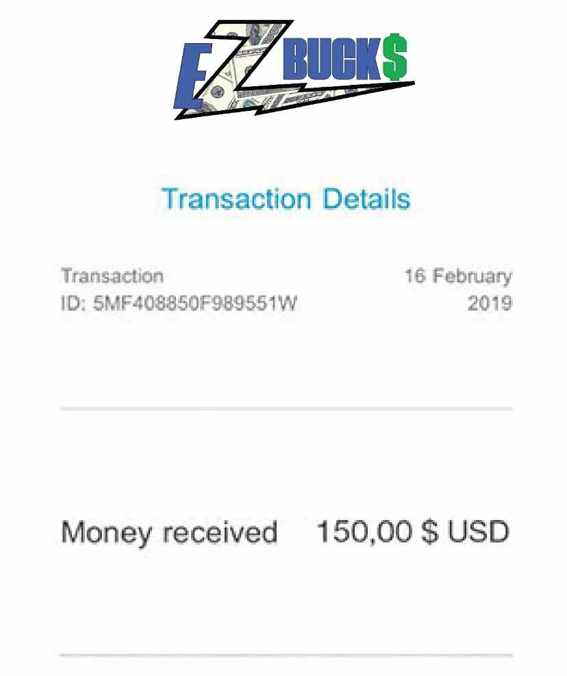 Ezbucks fake payment proof
