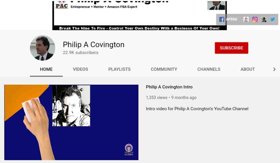 Philip Covington youtube channel 