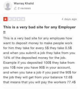 Rapidworkers bad review 
